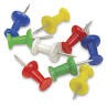 Push / Drawing Pins Assorted Colours Pk/100
