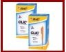 Bic Clic Medium 1.0mm  Red Ballpoint Pen Red Barrel
