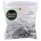 Rubber Bands Assorted Sizes 115gm Bag