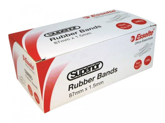 Rubber Bands #18 76mm X 1.6mm 100gm Bag