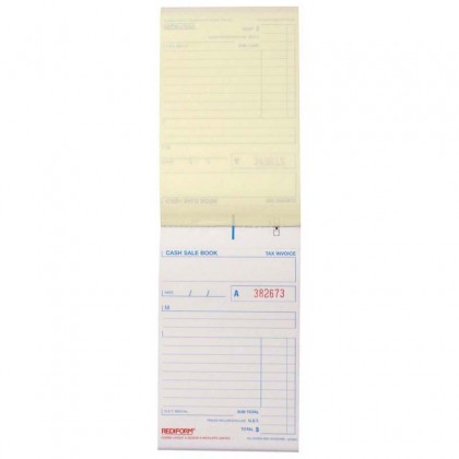 Rediform Cash Sale Book Duplicate Carbonless 50leaf
