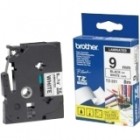 Brother Tze-221 9mm X 8m Black On White Laminated Labelling Tape