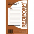 Rediform Feint Ruled Book Duplicate Carbonless 50 Leaf
