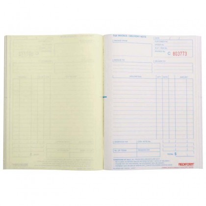 Rediform Invoice / Statement / Delivery Book Duplicate 50 Leaf