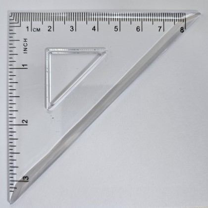 Set Square 45 Degree 9cm