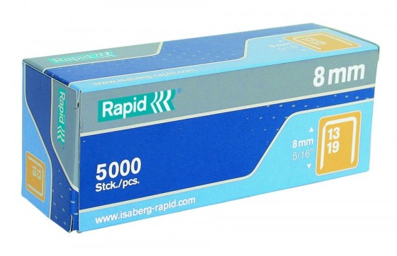 Rapid Staples 13/8 Finewire Box/5000