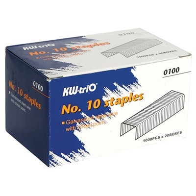 Staples No10/4 Box/1000
