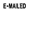 Dixon Self Inking Stamp Emailed Red