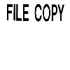 Dixon Self Inking Stamp File Copy Red
