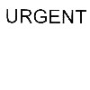 Dixon Self Inking Stamp Urgent Red