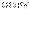 Dixon Self Inking Stamp Copy Blue