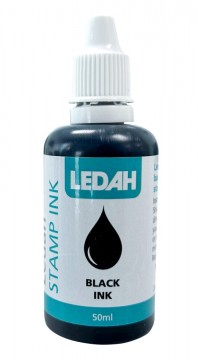 Ledah Stamp Ink 50ml Black