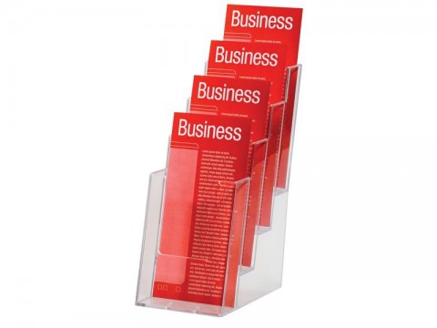 Esselte A4 Brochure Holder 4 Tier
