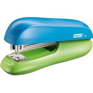 Stapler Rapid F6 Half Strip 30 Sheet Funky Blue/green