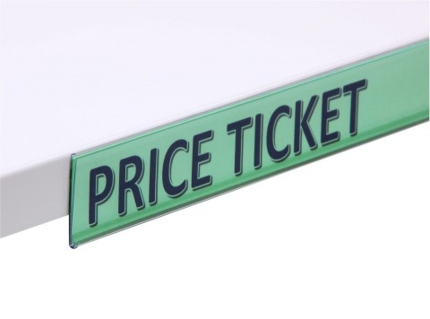 Boyd Data Price Label Plastic Strip Flat 40mm X 1200mm Clear