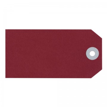 Shipping Tags No.4 54 X 108mm Red Bx/50