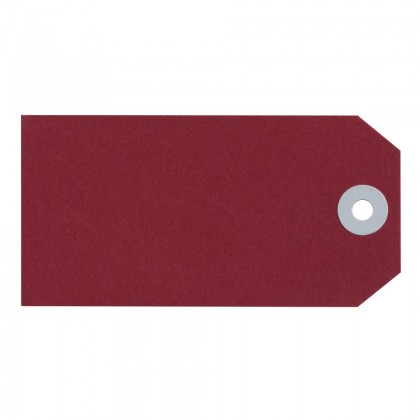 Shipping Tags No.4 54 X 108mm Red Bx/50