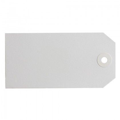 Shipping Tags No.4 54 X 108mm White Bx/50