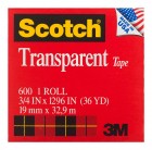 Scotch Transparent Tape 600 19mm X 32.9m