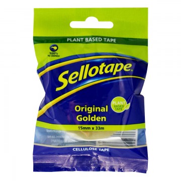 Cellulose Sellotape 3270 15mm X 33m Clear Roll