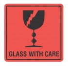 Printed Tape Glass With Care 72mm X 100m