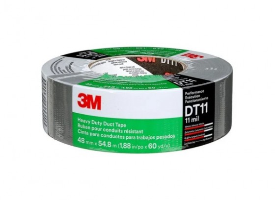 3m Dt11 Duct Tape Heavy Duty 48mm X 55m Silver Roll