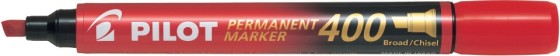 Pilot Sca 400 Permanent Marker Chisel Tip 1.5-4.0 Red