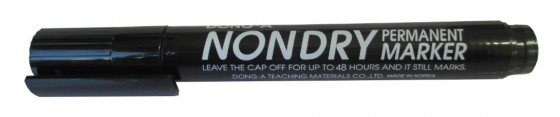 Dong-a Non-dry Permanent Marker Black
