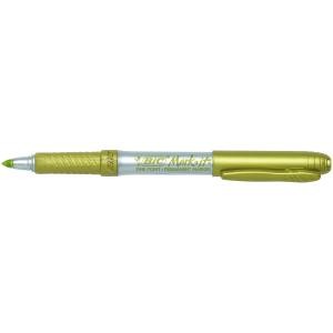 Bic Mark-it Metallic Permanent Marker Gold