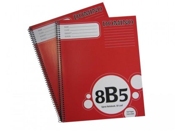 8b5 A4 Exercise Book 7mm Spiral