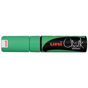 Uni Marker Chalk Chisel Tip 8.0mm Green