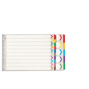 Indices Marbig A3 5 Tab Coloured Landscape