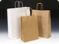 Twist Handle Bag #2 Petite Brown 140(w) X 75(g) X 165(h) Each
