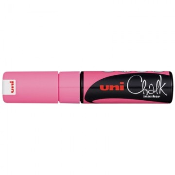 Uni Marker Chalk Chisel Tip 8.0mm Pink
