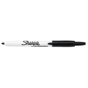 Sharpie Retractable Permanent Marker Fine 1.0 Black