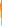 Bic Clic Fine 0.8mm Black Ballpoint Pen Orange Barrel