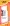 Bic Clic Fine 0.8mm Red Ballpoint Pen Orange Barrel