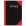A4 Milford Red & Black Indexed Hardcover Notebook 100leaf