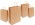 Brown Paper Twist Handle Carry Bags 340(w) X 90(g) X 480(h) Each