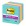 Post-it Notes Memo Cube 2027-ssafg 76x76mm Super-sticky 360sheets